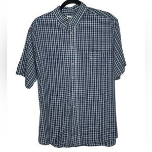 Weekends Only Striped Button Down Shirt Sz Large